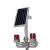尚为(SEVA) SZSW2731 2*0.5W 3.7V 续航时间≥50h IP65 红光 LED（含立杆） 太阳能声光报警器 1 盏 银色