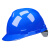 德威狮安全帽工建筑工程领导加厚印字ABS劳保夏季透气安全帽国标 国标V型abs一指键（蓝色）