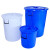 尚留鑫 大号垃圾桶160L白色带桶盖加厚塑料桶环卫圆桶