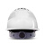 梓萤岔ABS国标安帽男工地领导电力工程施工透气白色头盔定制 YD-OT欧式透气桔色(舒适旋钮帽