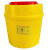 定制适用利器盒废物锐器盒一次性垃圾桶医院黄色小型针头批发方形诊所 方形5L推盖