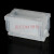 晶圆硅片盒2至12英寸晶舟盒LED盒透明花蓝运输盒 3英寸晶舟盒(全新无尘包装)