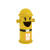 卡通垃圾桶大号带盖幼儿园儿童户室外消防栓创意分类商用果皮箱 黄色小号88cm