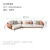 迪维凯 沙发 科技布沙发客厅意式极简设计师大小户型棉麻布艺沙发 长3.2m左转位（面向沙发） 【固始棉麻系列】