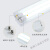 T8灯管LED日光灯全套单管双管支架灯1.2米高亮节能停车场车间灯架 集客家 1.2单管平盖(不含灯管)