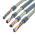 定制耐油耐折线灰色TRVVP10芯0.3柔性屏蔽拖链电缆RVVP 8芯0.5平 拖链屏蔽线 8芯x0.75平(5米)