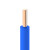 起帆(QIFAN)电线电缆 国标铜芯特软线 多股软线 导线信号线 RV4平方56*0.3mm  100米蓝色