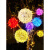 挂树藤球灯户外防水led灯串街道亮化创意满天星圆球铜线装饰彩灯 藤球灯 蓝色30厘米 蓝光3