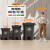 垃圾桶商用大容量带盖脚踏户外环卫专用大号脚踩式卫生桶厨房加高 40L黄盖灰桶常规