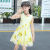 迪士尼女童连衣裙夏装公主裙2024韩版中大童纱裙小女孩洋气夏季裙子 粉色向日葵 160码适合身高150cm