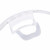LK3260 防雾透明口罩餐饮酒店卫生口罩厨师塑料防口水飞沫口罩 分体A款10个/盒