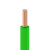 起帆电线电缆 WDZB-BYJ2.5平方国标低烟无卤阻燃B级单芯单股硬线 绿色 100米