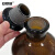 安赛瑞 试剂瓶 玻璃小口棕色取样瓶 实验室磨砂口密封样品瓶 1000ml 6B00141