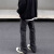 轩莱雅（XUANLAIYA）黑灰色修身小脚牛仔裤男2024秋冬新款高腰显瘦时尚小个子铅笔裤子 黑色 M