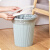 厨房塑料垃圾桶卫生间厕所大号简约客厅卧室办公室压圈废纸篓 2个实惠装淡蓝小号+淡绿 小
