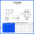 不锈钢防水螺母柱BS-M4M5M6M8-0/1/2 压铆螺柱盲孔密封封闭螺母 BS-M6-1【100个】