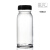 DYQT透明加厚玻璃样品瓶试剂瓶分装小瓶化工瓶液体密封瓶带内塞耐腐蚀 透明100m+四氟垫