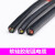 多芯特软硅橡胶护套电缆 耐高温电源信息线 2芯 镀锡铜线 国标2*6平方黑色(1米)