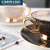 山头林村维基伍德咖啡杯 咖啡杯精致套装设计感小众欧式杯碟英 黑色单杯碟