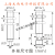 上海木西 M12*50 光电开关 漫反射型 对射型 接近开关 传感器 常开 漫反射型出线式  10-100mm NPN