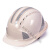 祥利恒三筋ABS高强度安全帽工地施工领导安全头盔建筑工程国标透气加厚 白色 豪华五筋反光条
