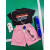 yy工作服速干yy羽毛球服套装男女款透气文化衫吸汗球服比赛队服定 粉色单短裤 S