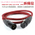 CYK 电容麦克风话筒线 卡农公对母平衡线 声卡调音台音频线连接线 红色 8米