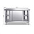万普盾（WANPUDUN）不锈钢推拉门工作台厨房打荷台操作台切菜柜单侧推拉门1800*600*800mm