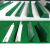PVC绿色T型挡板输送带隔条工业皮带梯形导条防跑偏流水线爬坡横条 绿色T80高80mm 一米