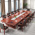 中伟（ZHONGWEI）会议桌培训桌简约洽谈桌长桌贴木皮大型会议专用桌6.5米