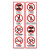 稳斯坦 W5605 (2张)乘坐电梯安全须知提示牌 使用注意事项说明贴 安全标识4(10*20cm)