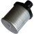 QBY-3气动隔膜泵消声器专用配件铸铁塑料金属不锈钢消音器规格齐 QBY3-25/32/40 降噪消声器 304
