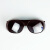 约巢电焊面罩眼镜焊工眼镜面具轻便护脸透气防强光防打眼防烧脸电气焊 1灰镜(不含面罩和绑带)