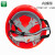 shuangli 透气型国标头盔 建筑电力工程工地施工 领导监理 ABS安全帽 红色 均码 