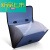 MEDYST风琴包5556 4手提式文件包事务包公文包13格资料收纳包 蓝色 A4