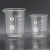 玻璃量杯带刻度耐高温可加热实验室透明玻璃烧杯25/50/100ml毫升 800毫升