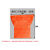 垃圾袋织物包装袋橙色感染性织物被子橘红平口废物收集袋  加厚 手提袋70*80 100条
