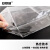 安赛瑞 透明手提袋 PVC塑料包装袋 按扣塑料手拎袋（25个装）20×30×10cm 竖款 240277