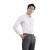 中神盾 8608 男式长袖衬衫修身韩版职业商务免烫衬衣(100-499件价格) 粉色斜纹 37码