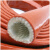 京信工硅胶管防火耐高温保护套管电线电缆绝缘阻燃套管玻璃纤维 内径6mm一米