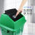 盛方拓 摇盖分类垃圾桶加厚小区物业垃圾桶新料桶 20升绿色