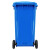 兰诗（LAUTEE）LJT2206 蓝色240L加厚桶 大号物业环卫垃圾桶