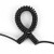 10芯弹簧线信号线带屏蔽0.2/0.3平方螺旋电缆线伸缩线编织屏蔽线 10芯0.2平方拉3米(OD 6MM )
