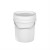 威佳3L加厚广口桶塑料桶大口水桶广口密封桶pp桶包装桶（10个装）