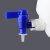 塑料放水桶HDPE放水下口瓶塑料龙头瓶实验室蒸馏水5L/10L/25L/50L 10L整套含盖含龙头