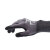 多给力 WG-500 劳保手套丁腈橡胶耐磨手套装配维修搬运薄款通用工作手套 灰色 1副装 S