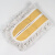 海斯迪克 HK-7001 大堂尘推黄白色 加厚粗线棉纱长拖把 110cm替换布(黄色)