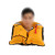 柒亦辰（QiYiChen）AJY3002 成人气胀式救生衣套头自动手动充气救生衣水上漂流游泳衣 手动款
