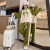 蚁匠儿童装女童套装春秋季新款中大童女孩韩版时尚洋气搭休闲两件套 绿色 120码