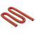 鑫嵘 矽胶高温风管 加厚软管耐高温硫化管 红色 内径350mm(4米/条)